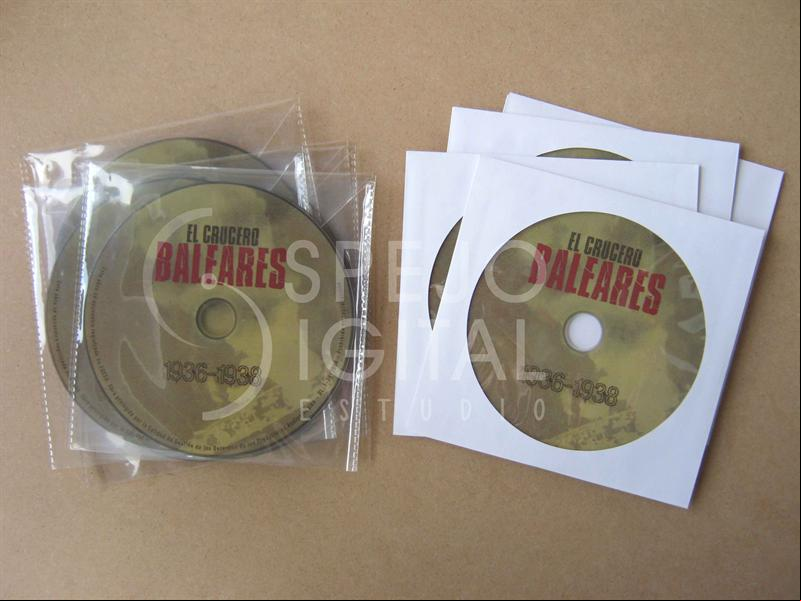 CD-07. CD en funda de PVC / sobre de papel